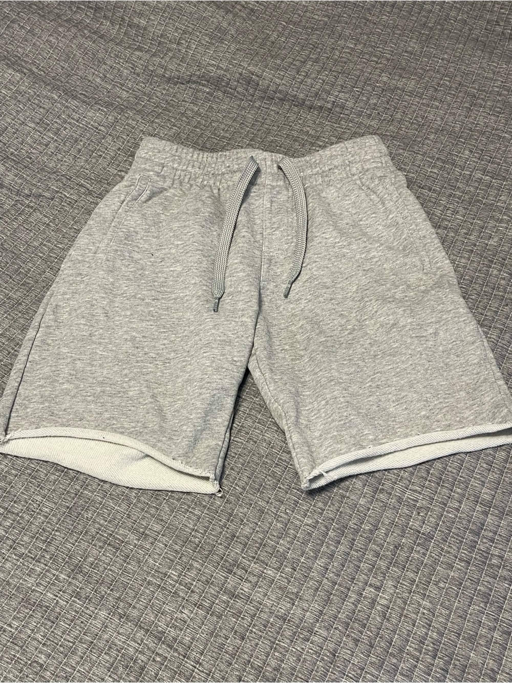 Ethika boys Light Gray Drawstring Casual Shorts 100% cotton